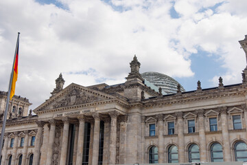 Photo of the Reichstag building in Berlin, Germany.