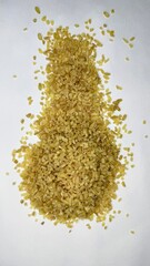 bulgur, product, agriculture, porridge, bulgur on white background,