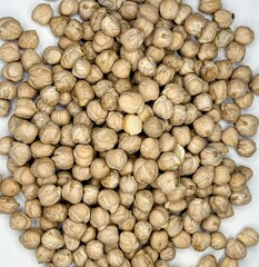 chickpeas, beans, product, agriculture, porridge, chickpeas on a white background 