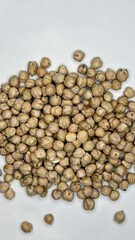 chickpeas, beans, product, agriculture, porridge, chickpeas on a white background 