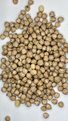 chickpeas, beans, product, agriculture, porridge, chickpeas on a white background 