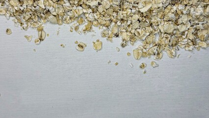 oatmeal, beans, product, agriculture, porridge, oatmeal on white background,