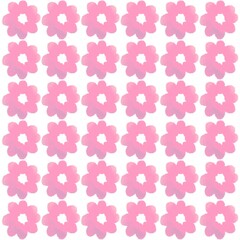 Minimalistic Isolated Seamless floral pattern set and pack of flowers and plants on white background colourful wallpaper paper wrap Tulip tulips and rose roses