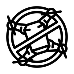 drone safety aerial vehicle line icon vector. drone safety aerial vehicle sign. isolated contour symbol black illustration