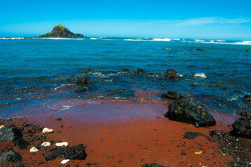 Red Sand Beach, Road To Hana, Maui, Hawaii