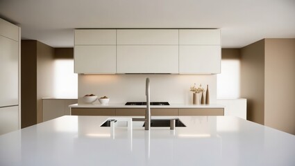 Modern Minimalist Kitchen Design Featuring Clean Lines
