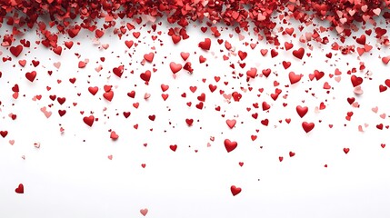 Celebrating love with heart confetti festive event indoor whimsical