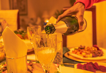  Having A Toast With Friends