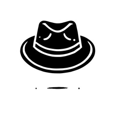 Classic Fedora Hat Icon