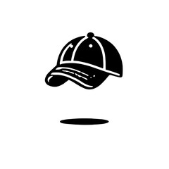 Fototapeta premium Classic Baseball Cap Silhouette 