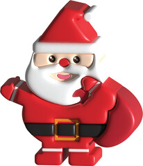 santa claus with gifts