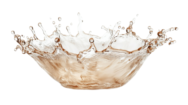 Water splash transparent background