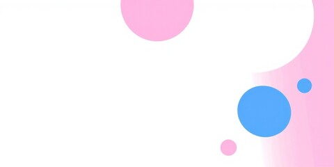 Obraz premium Abstract halftone white background with blue, green, and pink dots in varying sizes, green, background, white