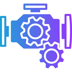 Engine Gear Icon