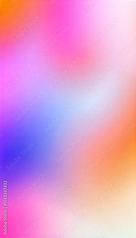 Poster vibrant gradient background displaying a smooth transition of pastel colors
