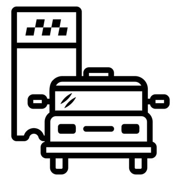 recommend clip art: ticket Line Icon