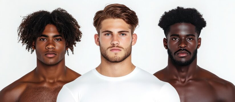 Men's Skincare Diversity: Portrait of Unique Skin Tones