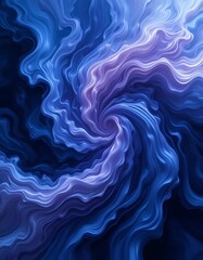 Fototapeta premium Curving Currents: A Mesmerizing Dance of Light and Shadow
