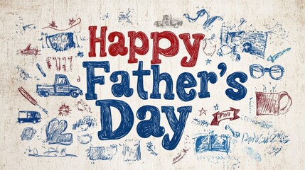 Obraz premium A drawing of a truck, a car, a cup, a knife, a pair of scissors, a cup, a truck