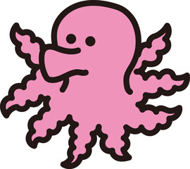 오징어일러스트