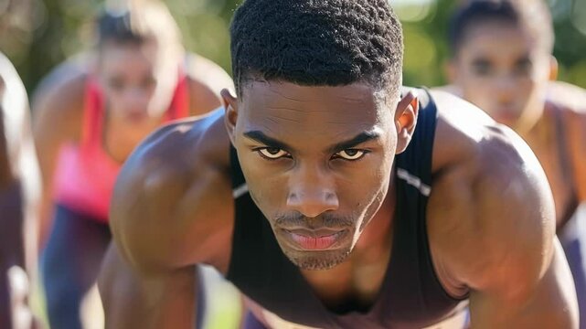 Outoffocus individuals take on a challenging fitness bootcamp together.