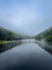fog over the river