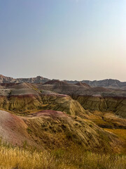 sunrise in the badlands 