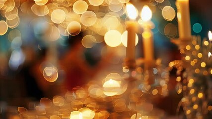 The magical blur of a joyous celebration at a wedding reception venue captured in a single frame.