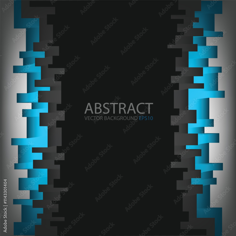 Poster graphic geometric triangle overlap vector layer background for text and message design
