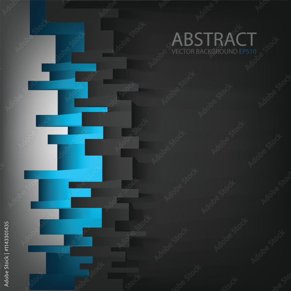 Poster graphic geometric triangle overlap vector layer background for text and message design