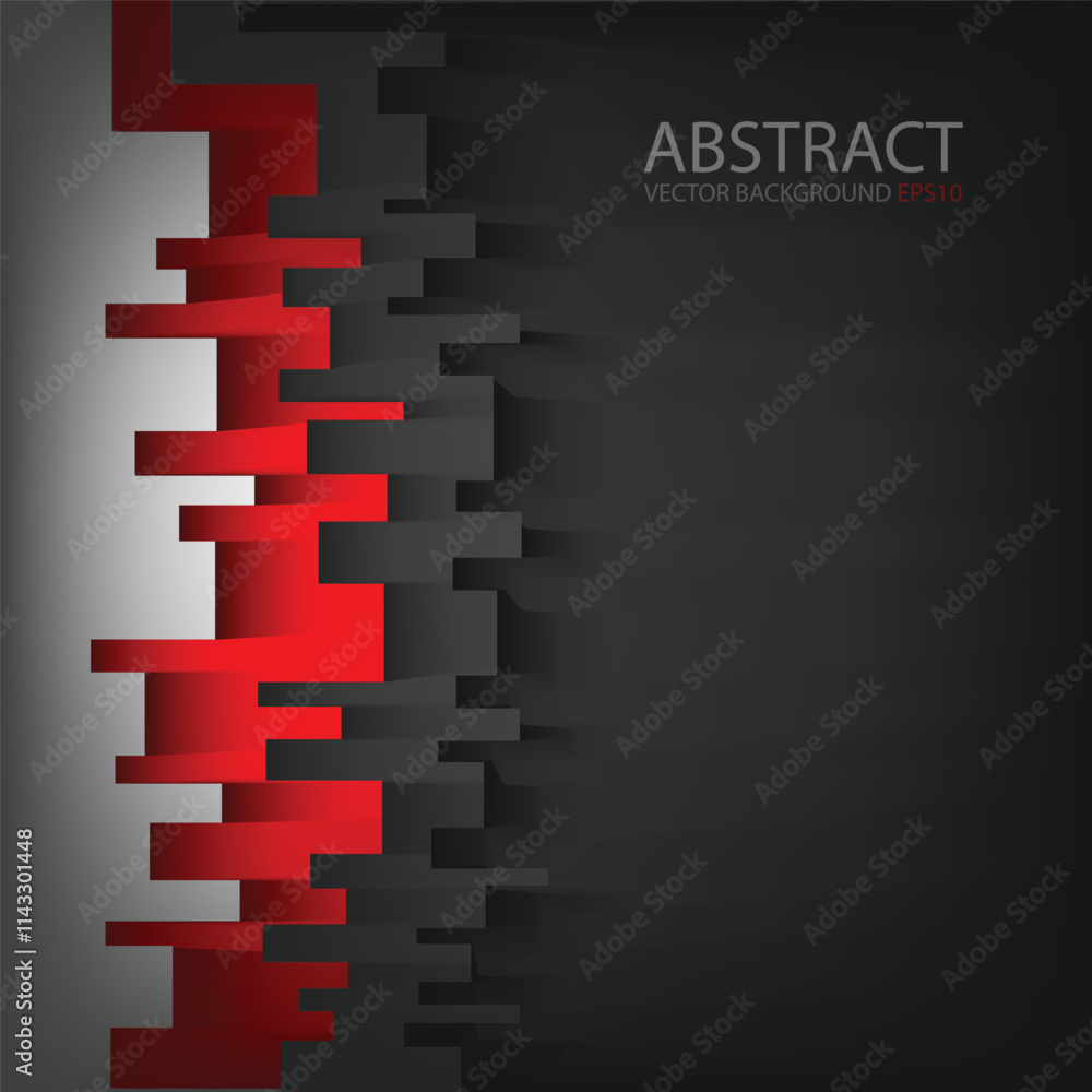Poster graphic geometric triangle overlap vector layer background for text and message design