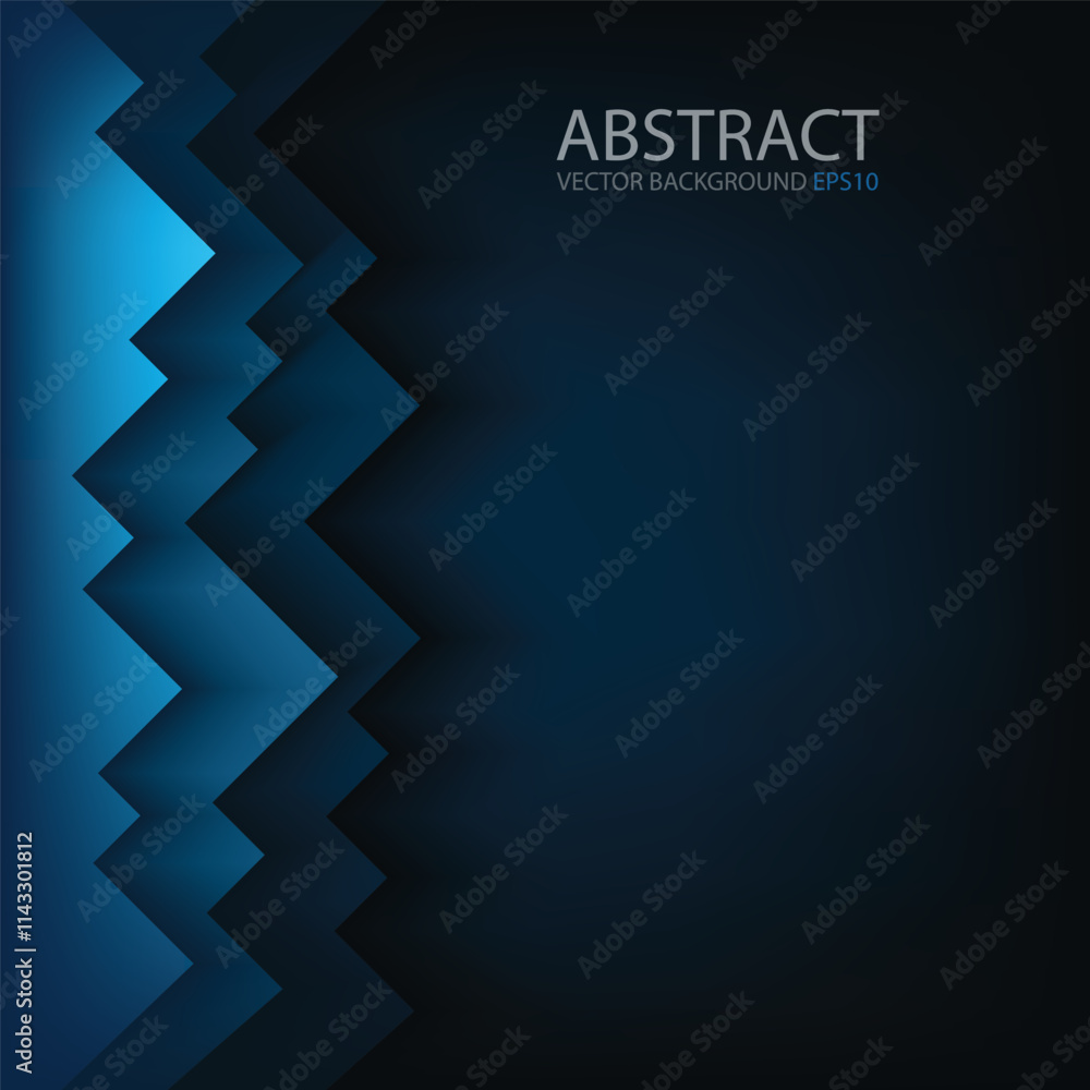 Poster graphic geometric triangle overlap vector layer background for text and message design
