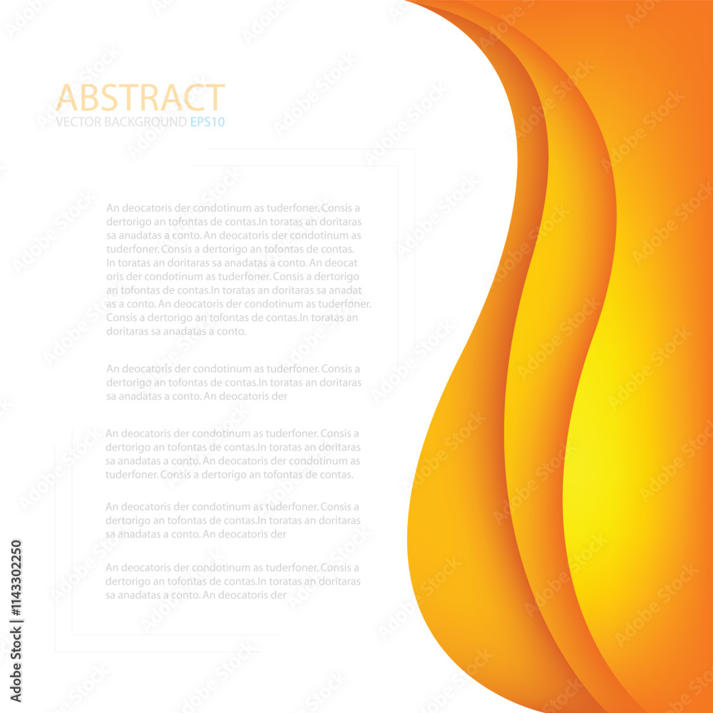 Fototapete graphic vector curve line overlap background for text and message design