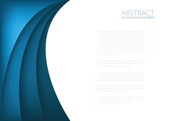 graphic vector curve line overlap background for text and message design