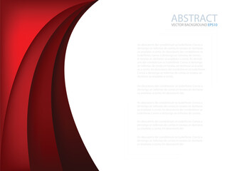 graphic vector curve line overlap background for text and message design