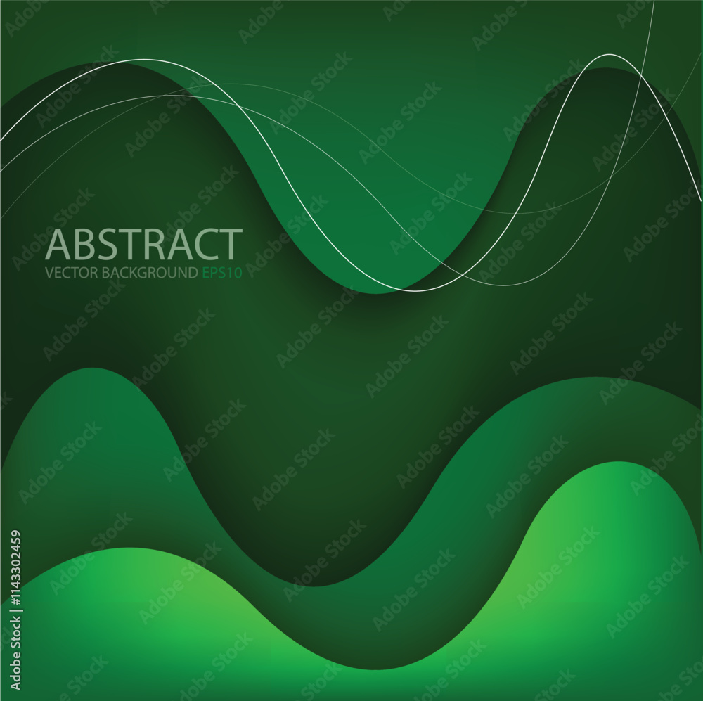 Fototapete graphic vector curve line overlap background for text and message design