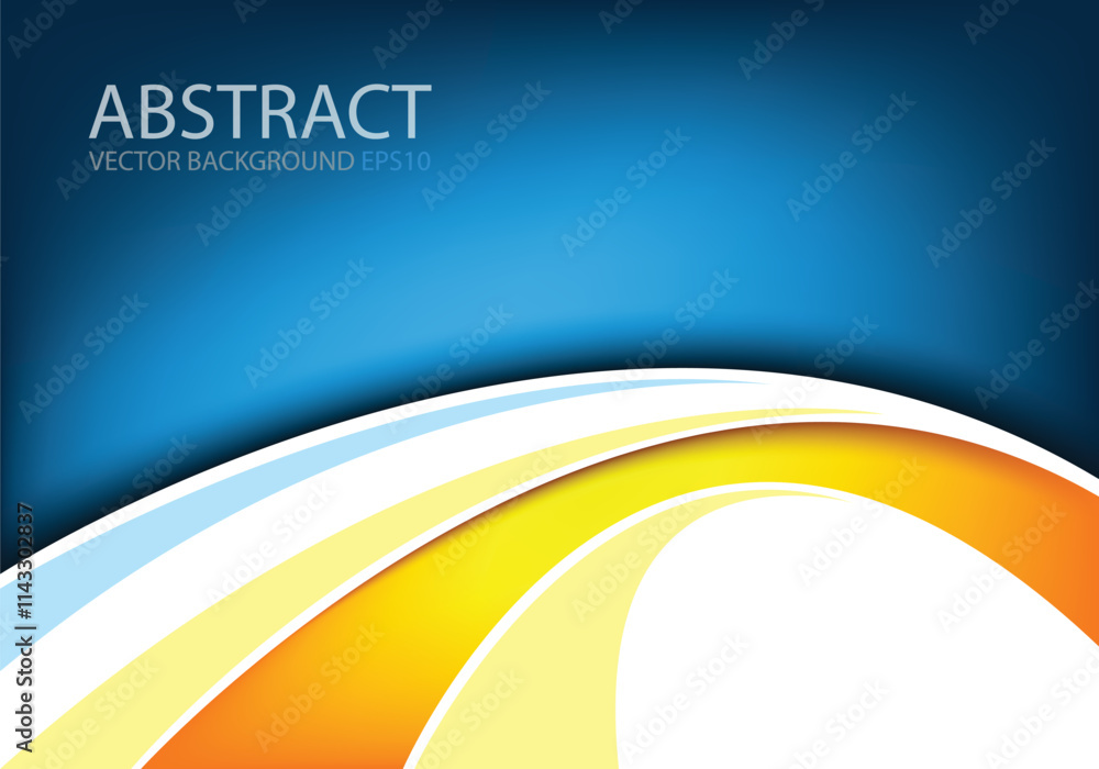 Aufkleber graphic vector curve line overlap background for text and message design
