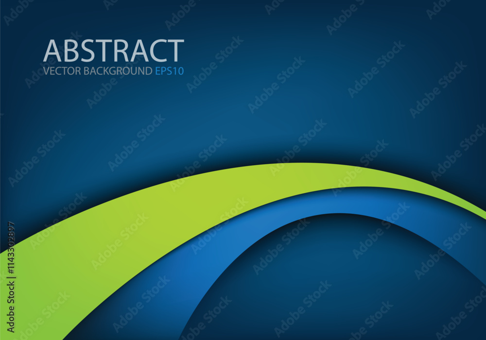 Poster graphic vector curve line overlap background for text and message design