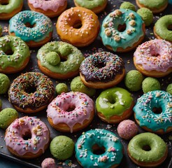 donuts with icing sugar