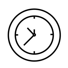 clock isolated on white background