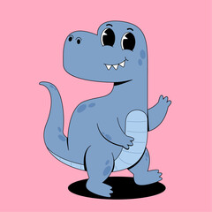 Cute dinosaur cartoon