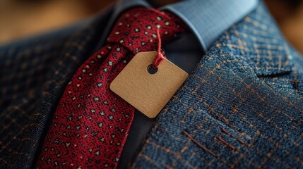 Gift tag tie accessories accessory.