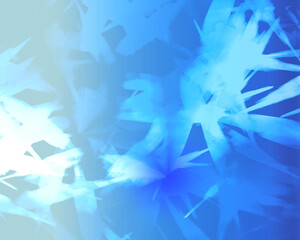 Blue Sky Brushwork Minimalism Print Background