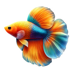 Fototapeta premium Platy Fish on transparent background 2