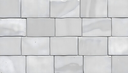 Old gray vintage shabby patchwork motif tiles stone concrete cement wall texture background, silhouette, with white tones