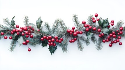 PNG Christmas garland christmas cherry plant.