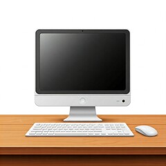 Fototapeta premium computer monitor with mouse