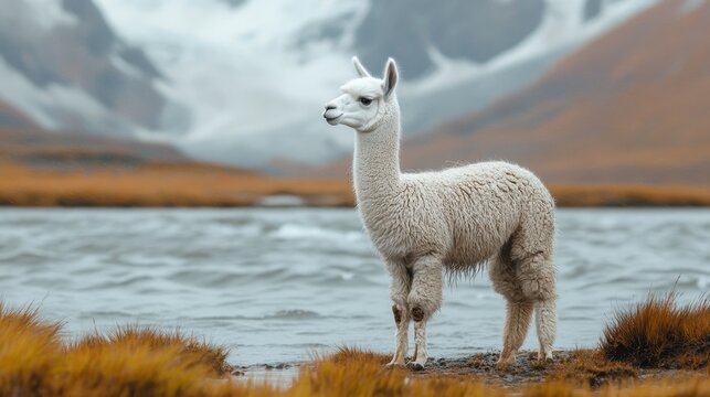 Llma animal mammal alpaca.