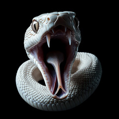 Fototapeta premium white snake