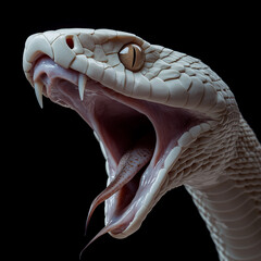 Fototapeta premium white snake